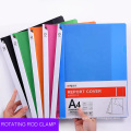 Andstal FIve Colors File Folder A4 Rotatable Rod Document Folder Plastic Folder For Office Supplies